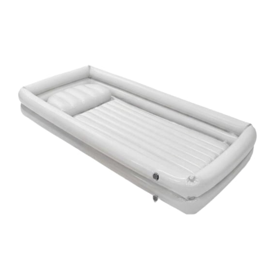 WLPZXP Inflatable Tub Foldable Ice Bath and Hot Tub for Athletes Recovery Home SPA White