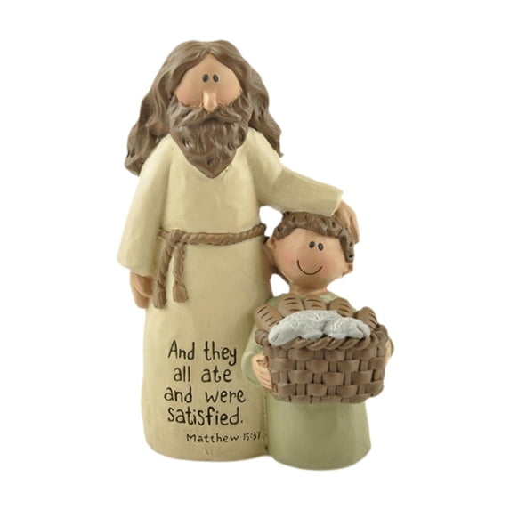 WLPZXP Jesus with Children Figurine Art Sculpture Table Catholic Collectible Home Decor