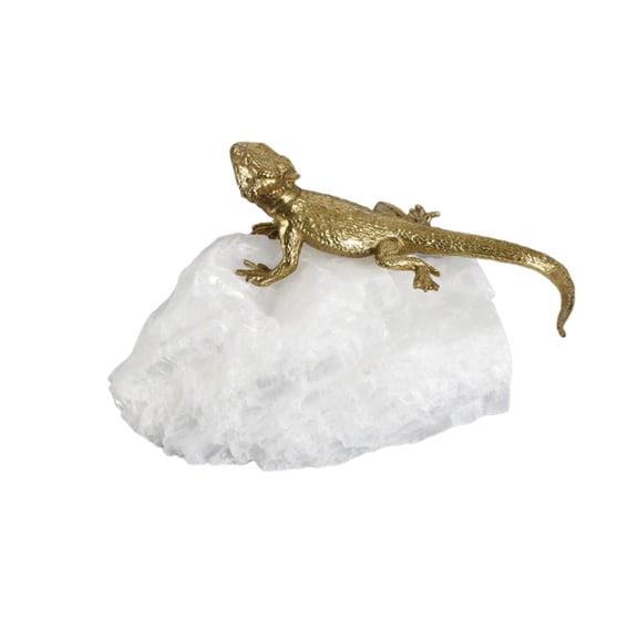 WLPZXP Lizard Sculpture Animal Statue Creative Collection Modern Art Crafts Tabletop with Plaster Base