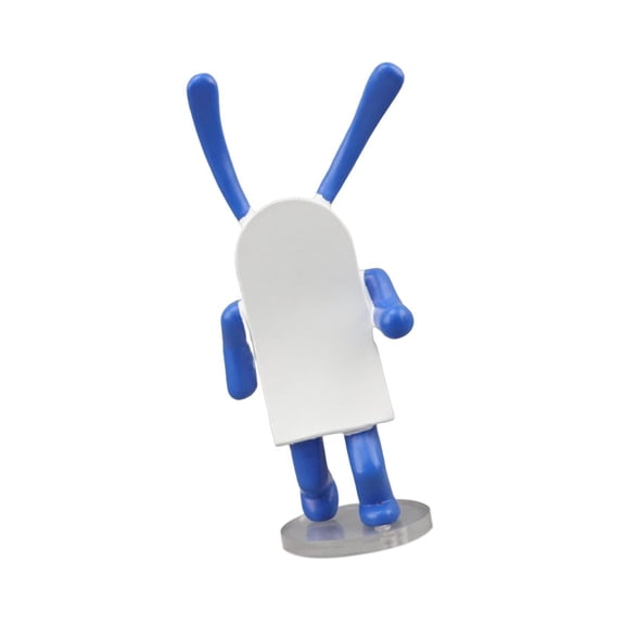WLPZXP Machine Bunny Statue Tabletop Decoration Gift for Friends Resin Bunny Sculpture Blue