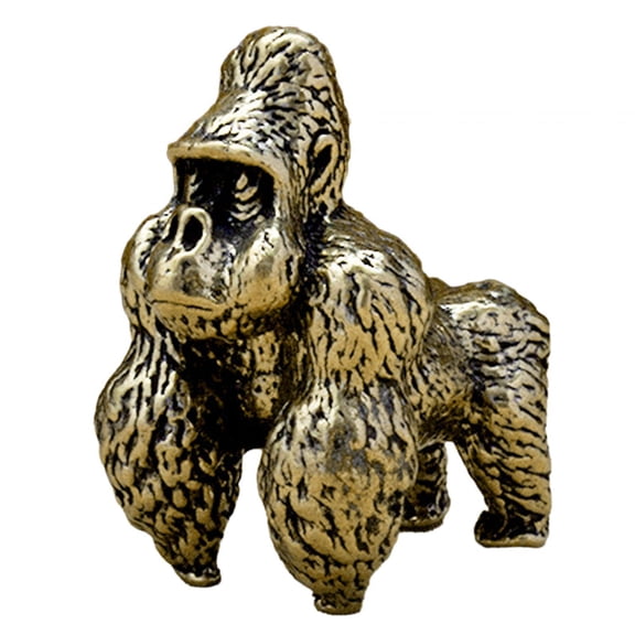 WLPZXP Mini Orangutan Sculpture Brass Gorilla Ornament Solid Party Favors Brass Desktop