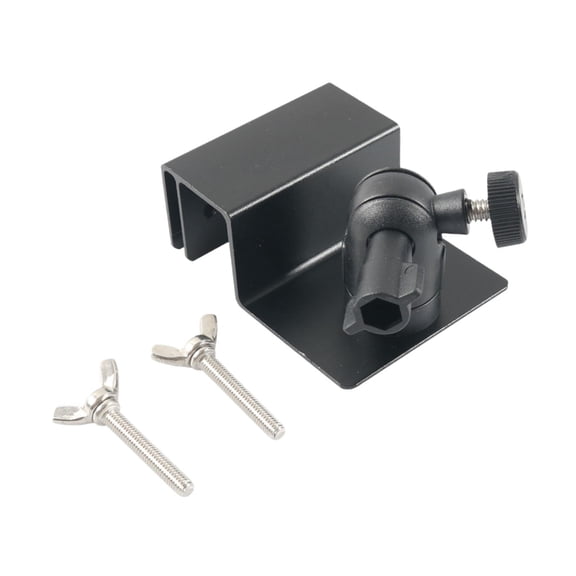 WLPZXP Outdoor Security Camera Gutter Mount 3x2.3x1.2inch Accessory Professional Simple Black