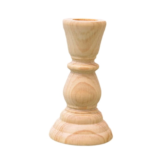 WLPZXP Pillar Candle Tray, Candlelight Holder, Elegant Design, Crafts, Candelabra, Table Decoration, Wooden for Wedding, Dining Room, Party Decoration A 5.5x5.5x10.5cm