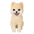 thumbnail image 1 of WLPZXP Pomeranian Dog Figurine Cute Home Decoration Ornament for Tabletop Desk Home Apricot, 1 of 9