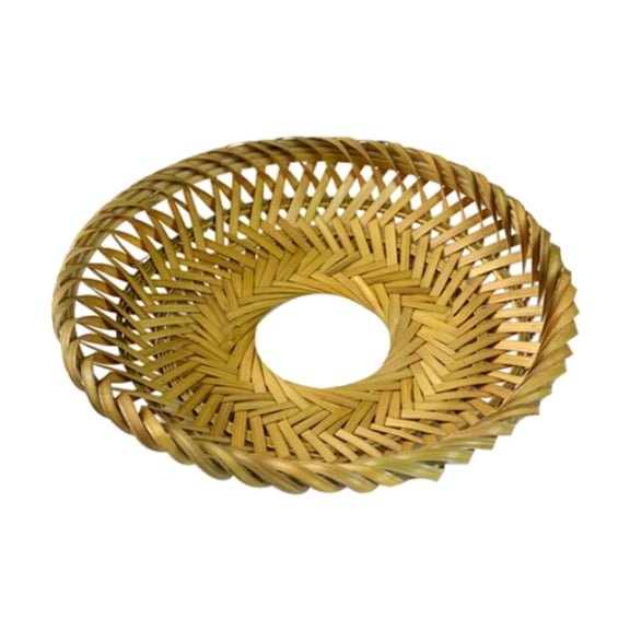 WLPZXP Pot Holder Weave Place Mat Hand Woven Boho Farmhouse Bamboo Plate Holder Table S