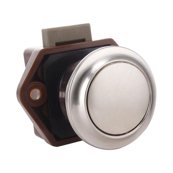 WLPZXP Push Button Catch Door Lock 20mm Latch Knobs for Boat Horsebox Camper Van 2