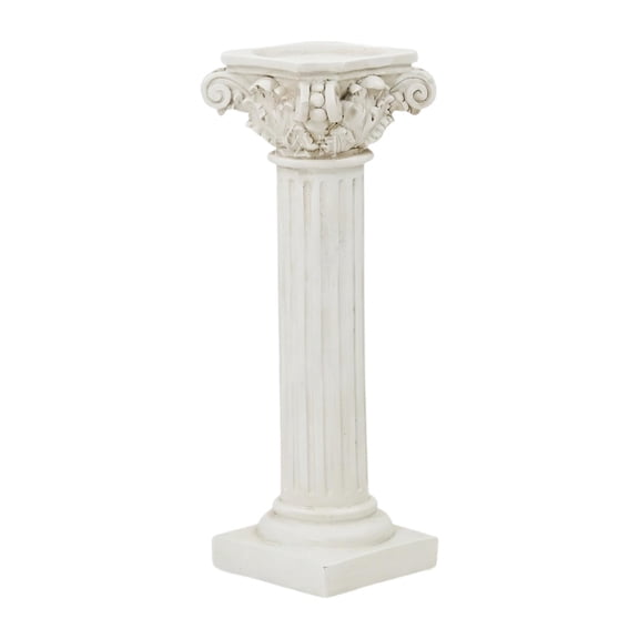 WLPZXP Roman Pillar Statue Figurine Centerpiece Pedestal Gift Photo Prop Roman Column Statue Sculpture for Indoor Outdoor Yard Patio L