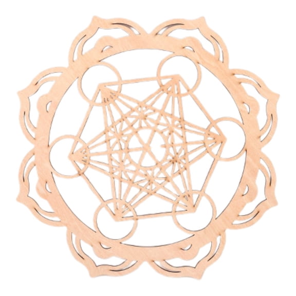 WLPZXP Sacred Geometry Wall Art, Wall Decoration Home Decor Craft Art Decorative Hollow Style B