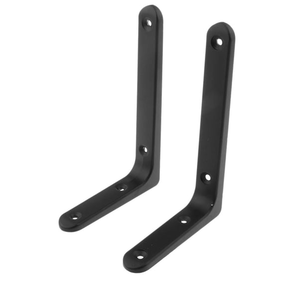 WLPZXP Set of 2 Heavy Duty Wall Mount Shelf Bracket Supporter Corner Brace 10x15cm