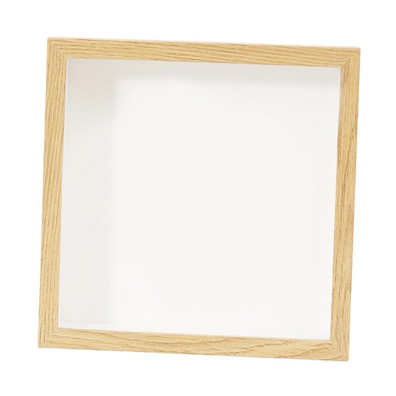 WLPZXP Shadow Box Money Bank Rustic Memento Frame for Cards Artwork Medals Movie Travel 15cm