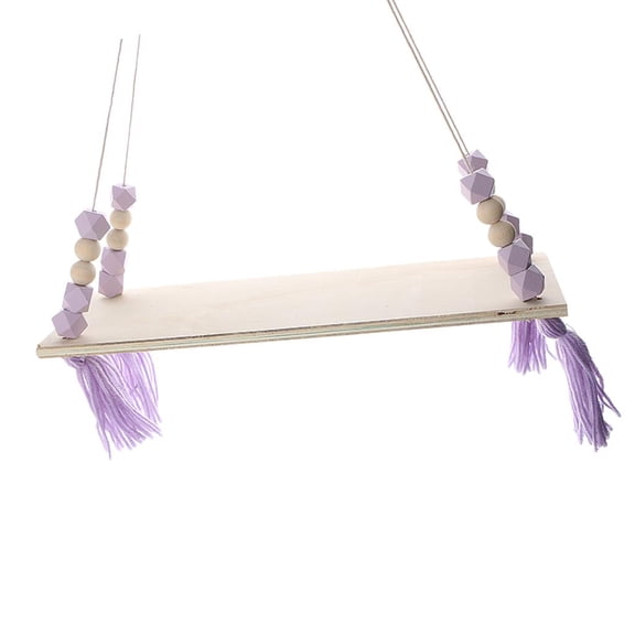 WLPZXP Slate S Corner Shelf Display Bookshelf Kids Children Room Decor for Small Items Purple