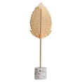 thumbnail image 1 of WLPZXP Snowflake Leaf Decorative Sculptures Ornament Figurine Tabletop Metal Statues Leaves 8x27.5cm, 1 of 8