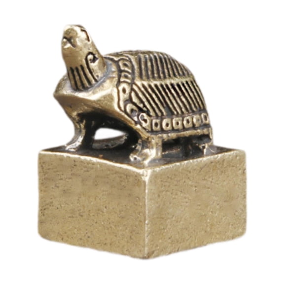 WLPZXP Tortoise Statue Seal Stamp Tabletop Ornament Collection Desktop Figurine for New