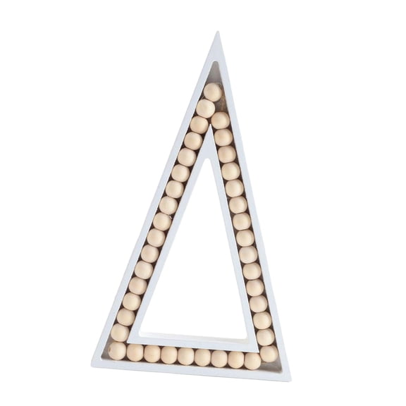 WLPZXP Triangle Decoration, Desktop Ornament ,Aesthetic,Minimalism Display,Beading Home 22x13x2cm