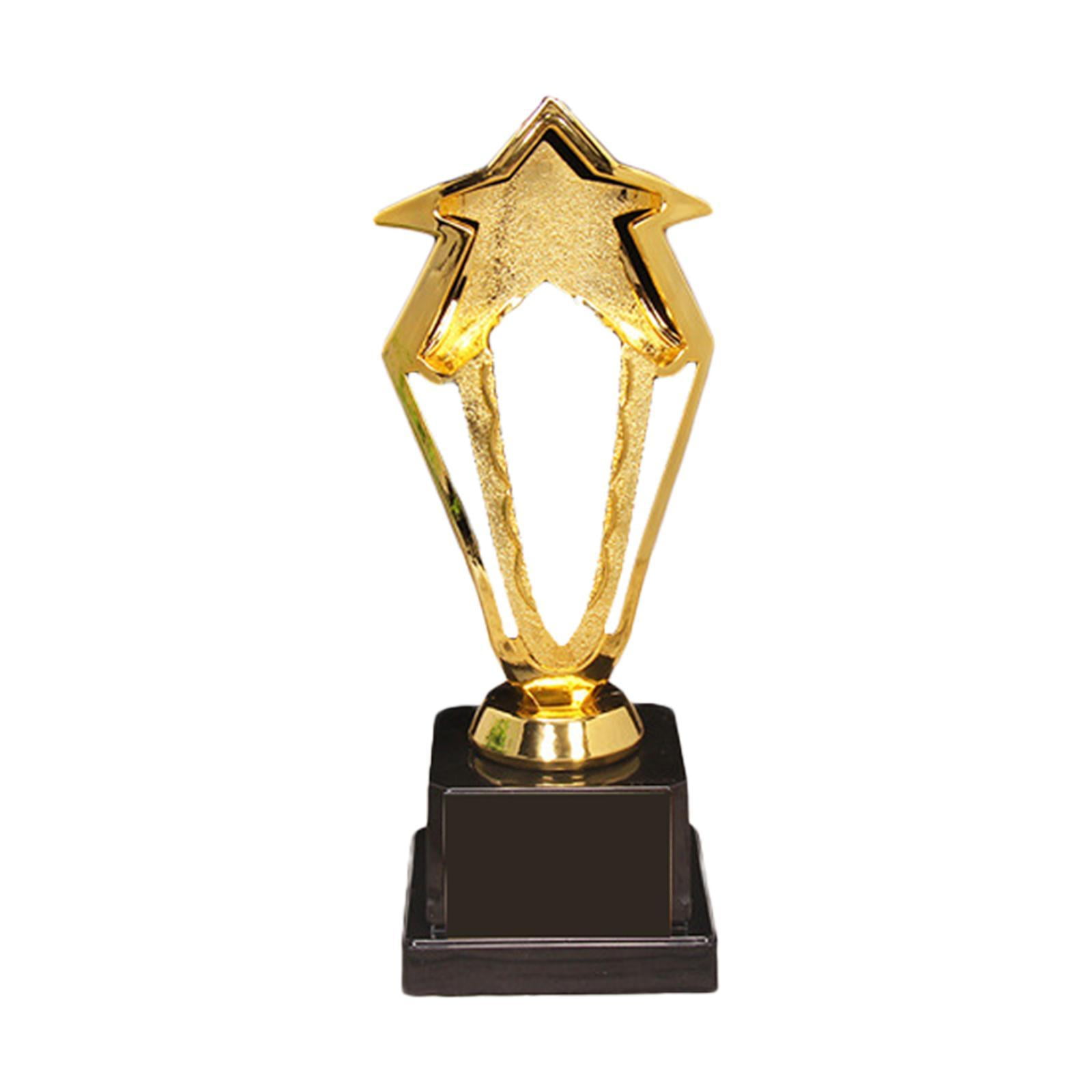 WLPZXP Trophies Star Trophy Awards Kids Small Trophies Decor for Basketball Tournaments 27.5cm Tall