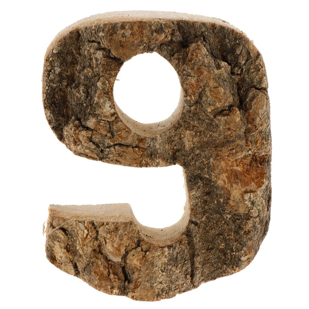 WLPZXP Vintage Number Table Decoration Wooden Decor Pendant Wedding ...