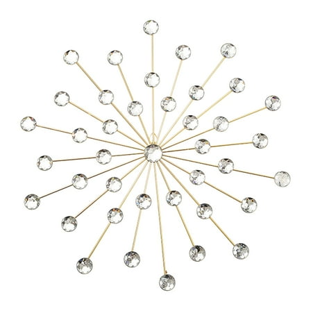 WLPZXP Wall Decor 3D Artistic Wall Displays Wall Art Hanging Rhinestone Decor for Gold White