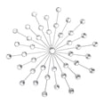 thumbnail image 1 of WLPZXP Wall Decor 3D Artistic Wall Displays Wall Art Hanging Rhinestone Decor for White, 1 of 7