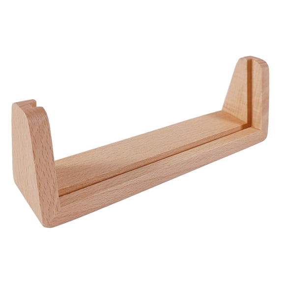 WLPZXP Wooden Photo Frame Wood Base, U Shaped Desk Sign, Business Card Decorative Frame 7 inches