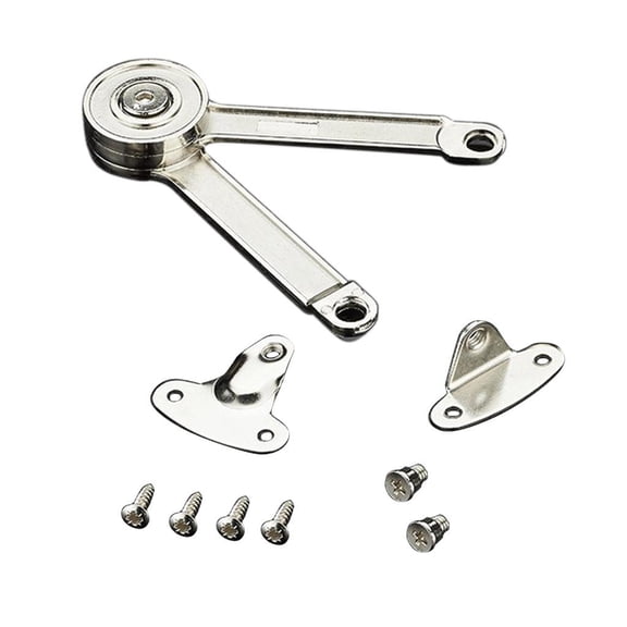 WLPZXP Zinc Alloy Hinge Cabinet Door Lift Up Stay Flap Top Support folding bar Cupboard