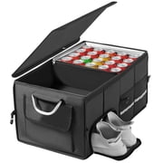 WLRETMCI Trunk Organizer for Car and SUV Collapsible Car Organizers and Storage with Lid Truck Accessories Interior Grocery Holder, 72L
