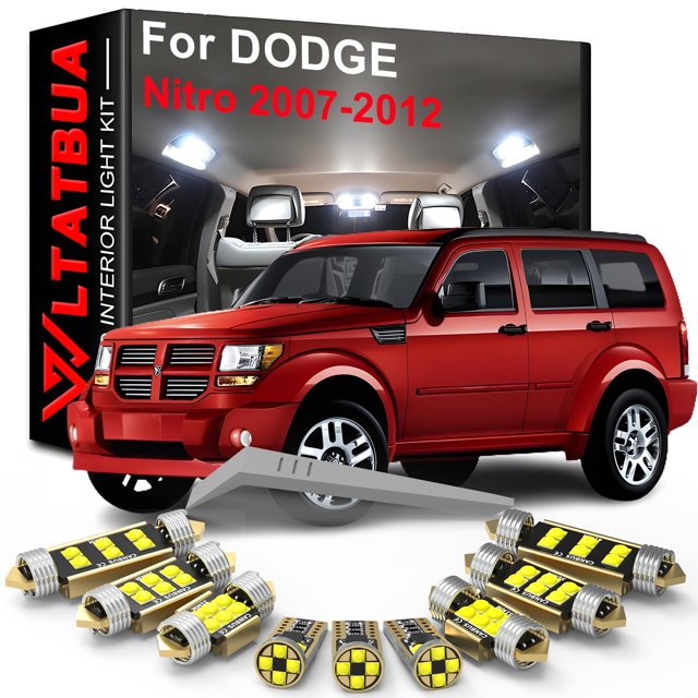 WLTATBUA LED Interior Light STF9 Kit Package Replacement for Dodge Nitro 2007 2008 2009 2010