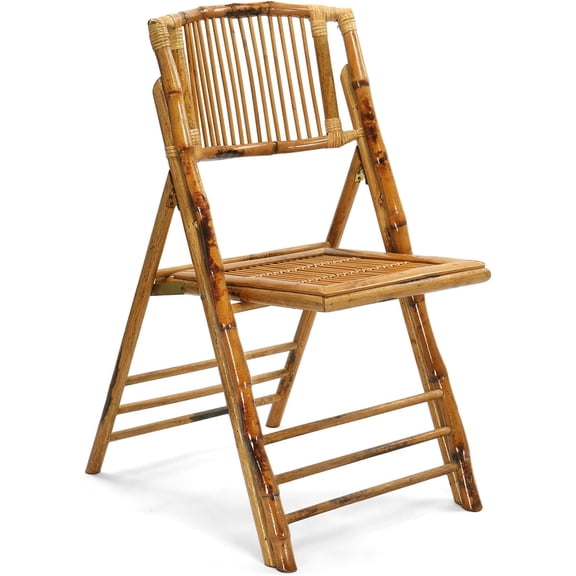 WLTER Bamboo Folding Chairs 1/2/4 Pack Foldable Dining Wood Chairs for Outdoor Indoor Garden Patio Lawn Porch Wedding Party Event