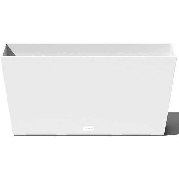 WLTER Pure Series Midori Trough Planter - Large Rectangular Planter for Indoor or Outdoor Deck/Porch | Durable All-Weather Use with Drainage Holes | Modern Decor for Shrubs, Flowers, Small Plants