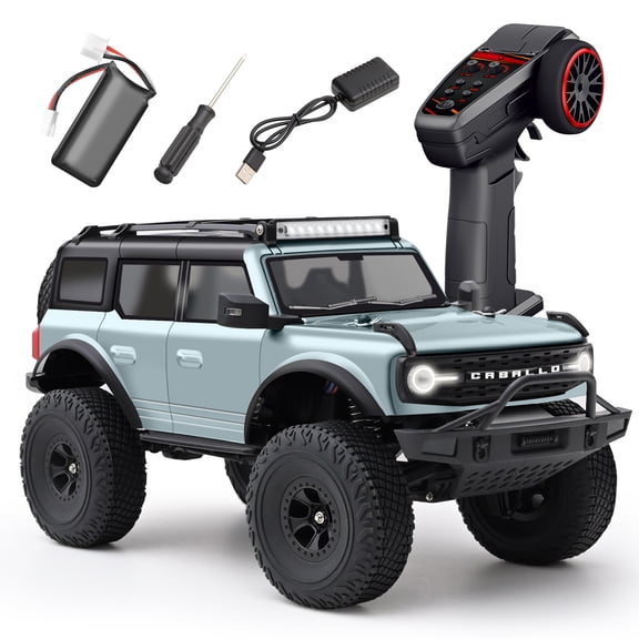 WLTOYS XKS 184023 1/18 RC Crawler, 4WD Hobby GradeOff-Road Climbing RC Truck, Portal Axle & 2-SpeedGearbox, 2.4GHz RTR RC Vehicle with LED Lighting for AdultHobbyists