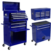 WLVOS Rolling Tool Chest with Lock, Removable Storage Cabinet, 8-Drawer, Blue
