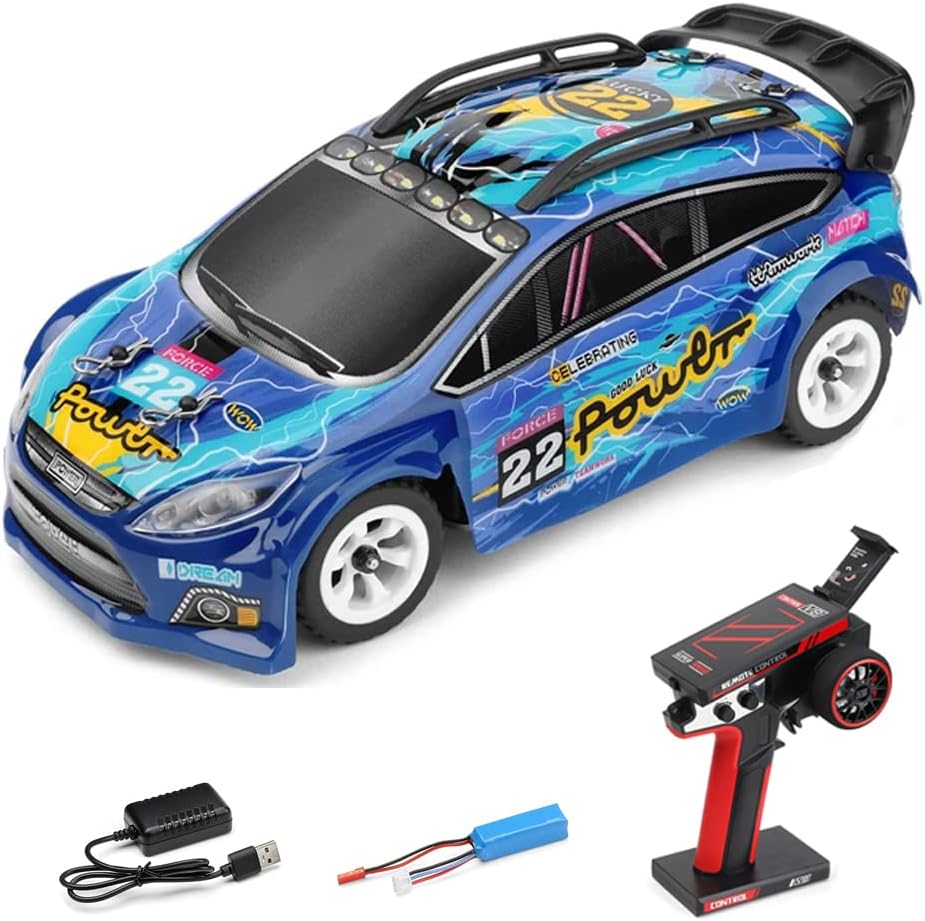 Voiture RC Drift 1:64 Mini - Véhicule Électrique Télécommandé Avec Contrôleur Ergonomique - Pour Enfants Et Ados - Course Et Dérive Intérieure/Extérieure - 10