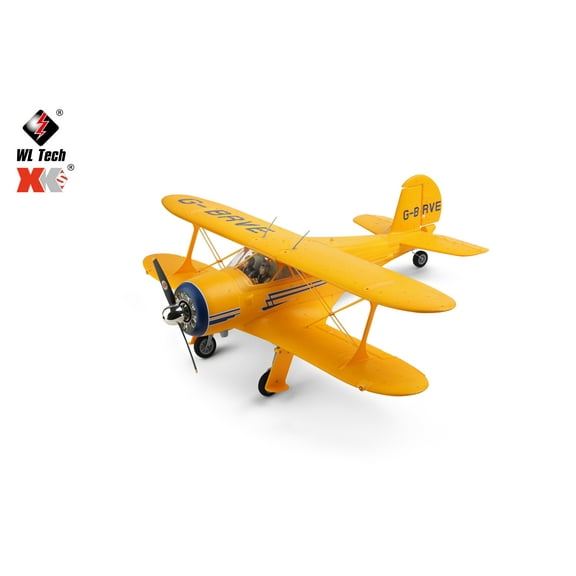 WLtoys A300 Beech D17S RC Plane, 3D/6G Mode, Strong Motor, Durable EPP - for Day & Night Flight Fun