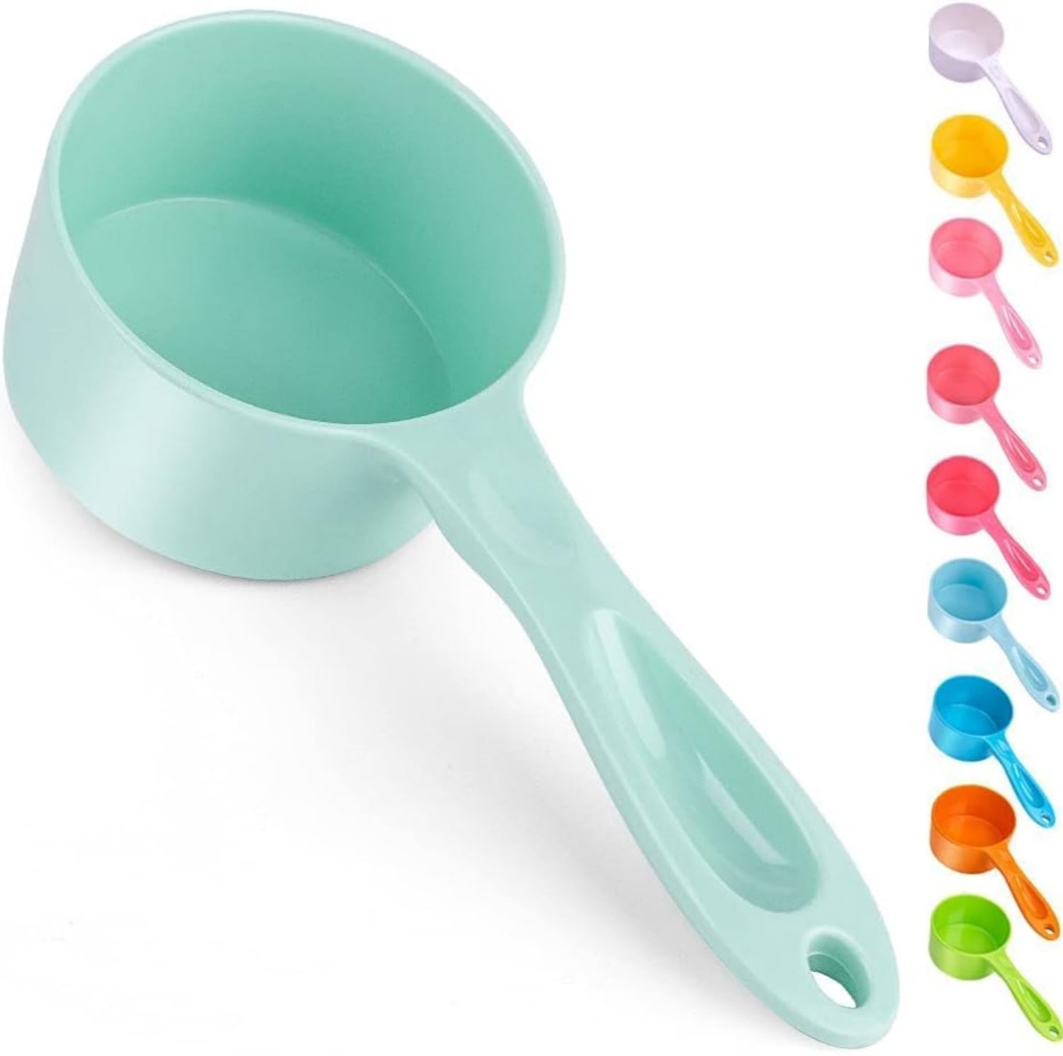 WM 1 Cup Dog Food Scoop for Container Measuring Scoop for Dogs Cats Birds and Rabbits Pet Food