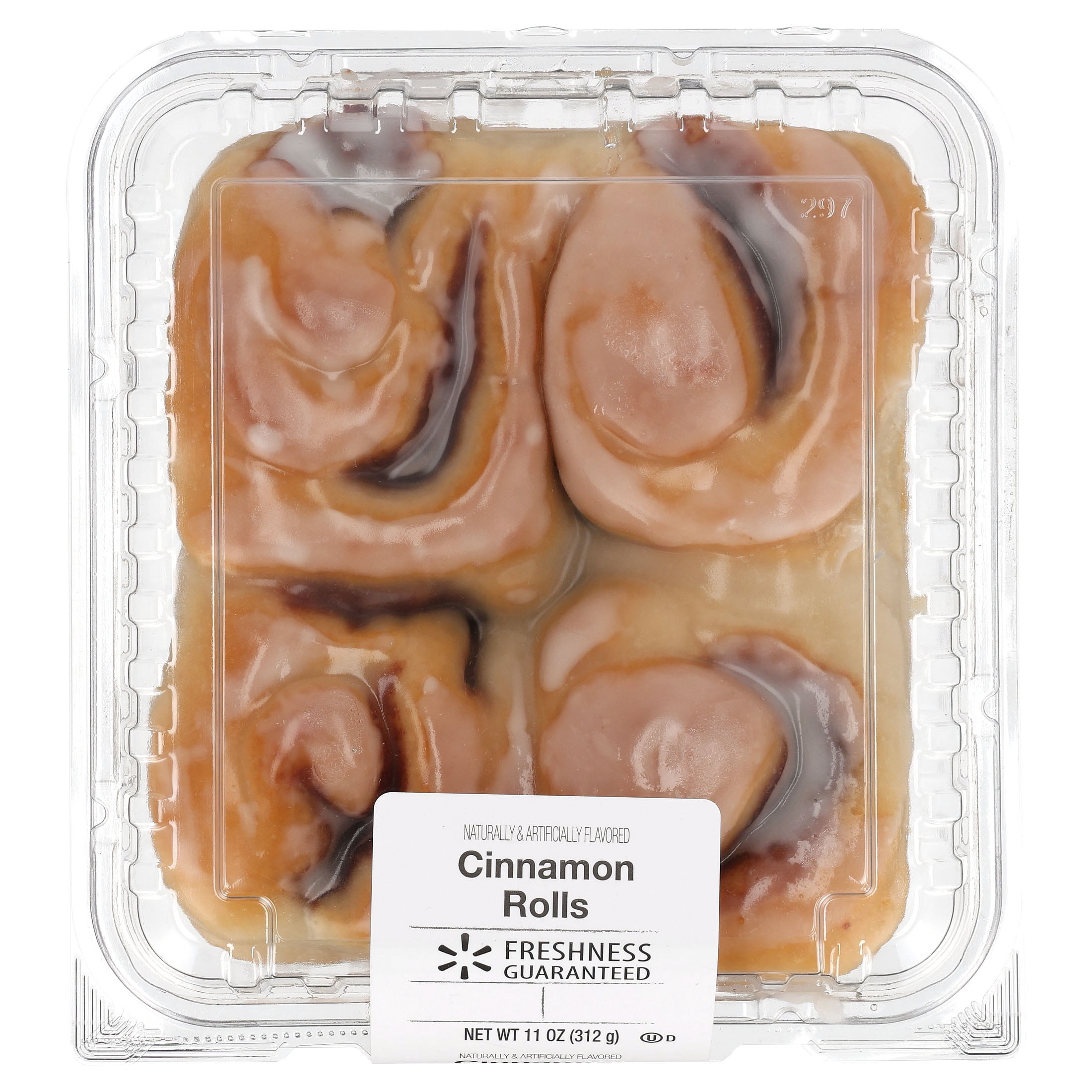 Freshness Guaranteed Cinnamon Rolls, 11 oz, 4 Count (Shelf Stable)