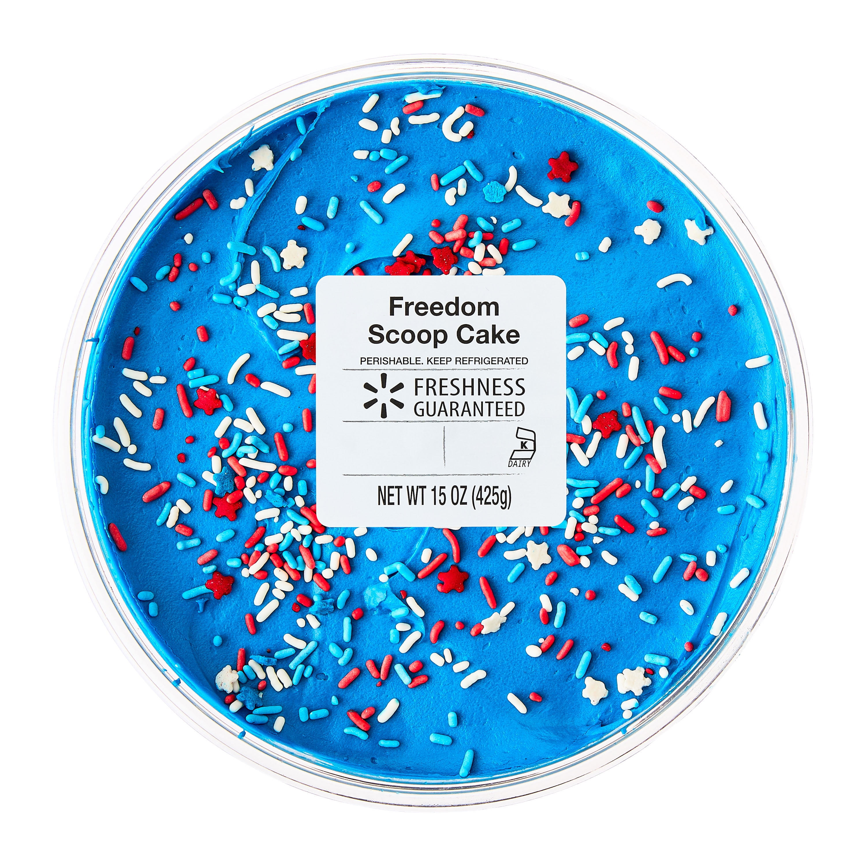 Freshness Guaranteed 7" Freedom Scoop Cake, 15 oz (Refrigerated)
