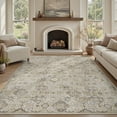 thumbnail image 1 of SIXHOME 6'x9' Area Rug Farmhouse Washable Rugs for Living Room Distressed Carpet Vintage Bedroom Kitchen Dining Room Retro Neutral Home Decor Beige, 1 of 8