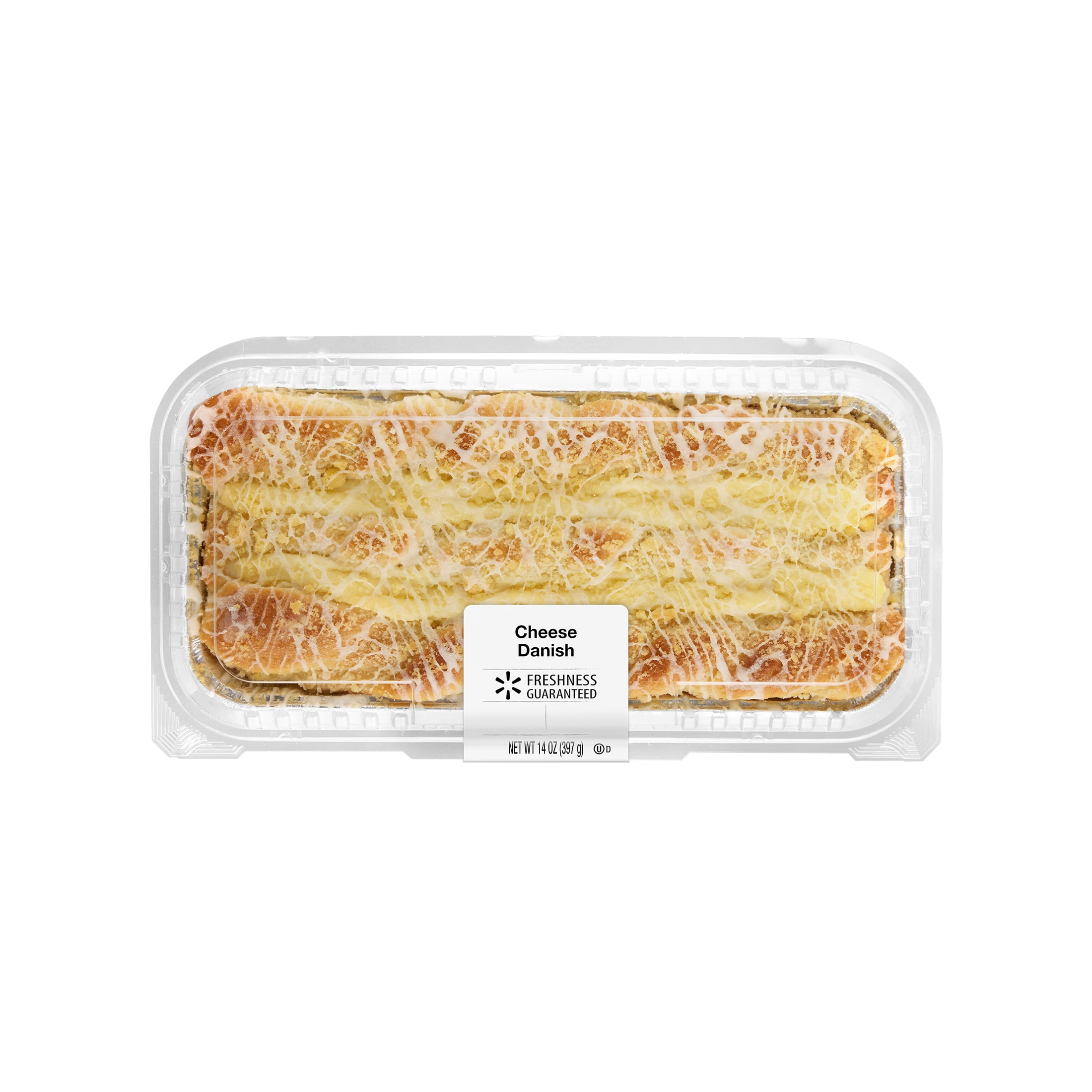 Freshness Guaranteed Cheese Danish Pastry, 14 oz Clamshell, 8 Servings (Shelf Stable)