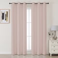 thumbnail image 1 of Chyhomenyc Blush Pink Blackout Curtains 78 Inches Long 2 Panels, Thermal Insulated Gromment Drapes, Light Blocking Window Curtains Panels for Living Room Bedroom, Each 40Wx78L Inch, 1 of 8