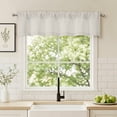 thumbnail image 1 of Chyhomenyc Natural Valance for Windows, Blackout Curtain Valance for Living Room/Bedroom/Kitchen/Bathroom, Rod Pocket Privacy Small Window Valance, 60Wx14L, 1PC, 1 of 8