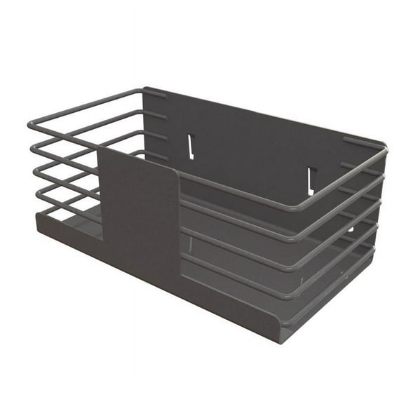 WM Display Group 9038472 3.25 x 8.5 x 4.5 in. Power Metal Wing Shelf, Black