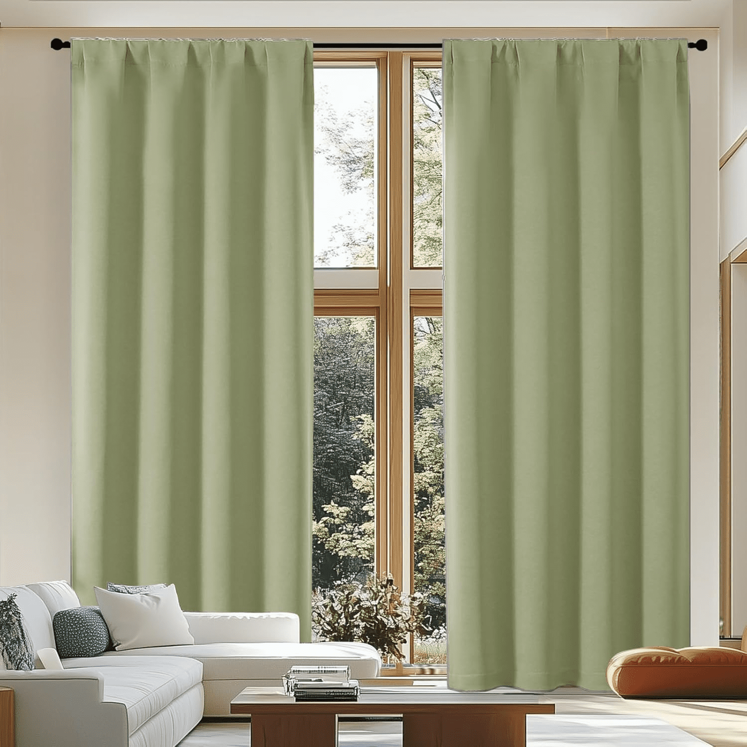 Sage Green Blackout Curtainsnull