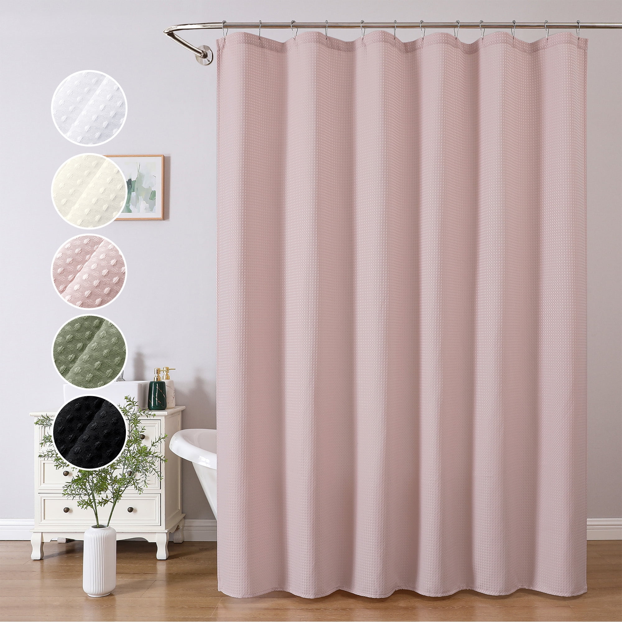 Blush Pink Shower Curtain