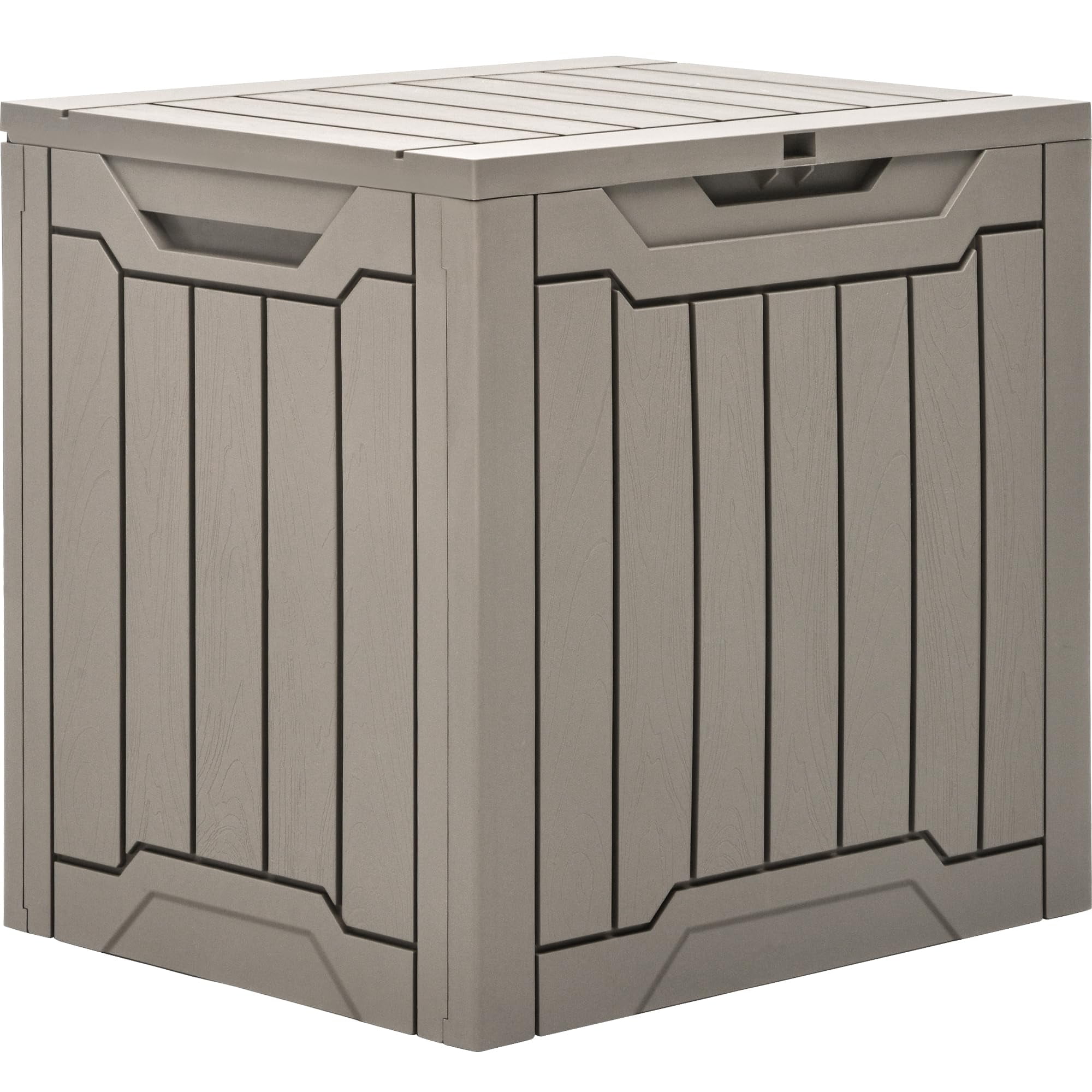 WM Outdoor Storage Box 31 Gallon , Resin Deck Box and Waterproof