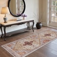 thumbnail image 1 of SIXHOME 2'x6' Runner Rug for Hallway Vintage Bohemian Soft Kitchen Rug Neutral Washable Non-Slip Low Pile Carpet for Entryway Bedroom Kitchen Laundry Room Indoor Floor Runner for Home Decor Red, 1 of 6