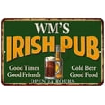 thumbnail image 1 of WM'S Irish Pub Beer Metal Sign Bar Decor 8x12 208120013367, 1 of 1