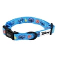 thumbnail image 1 of Lilo & Stitch - Sassy Woof Comfort Dog Collar with Disney's Stitch Stamps Print, Small, Blue, 1 of 11