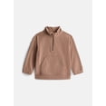 thumbnail image 1 of Wonder Nation Toddler Boys' Corduroy Quarter Zip Pullover Top, Sizes 12M-5T, 1 of 3