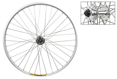 Ruota Posteriore WM Wheel 26x1.5 (559x19) - 36 Fori, Per Freni A Pattino, QR, Corpo Ruota Libera