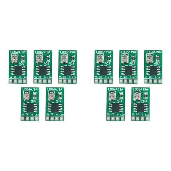 WM25 10PCS 30-1500MA Adjustable Constant Current LED Driver DC 3.3V 3.7V 4.2V 5V PWM Control