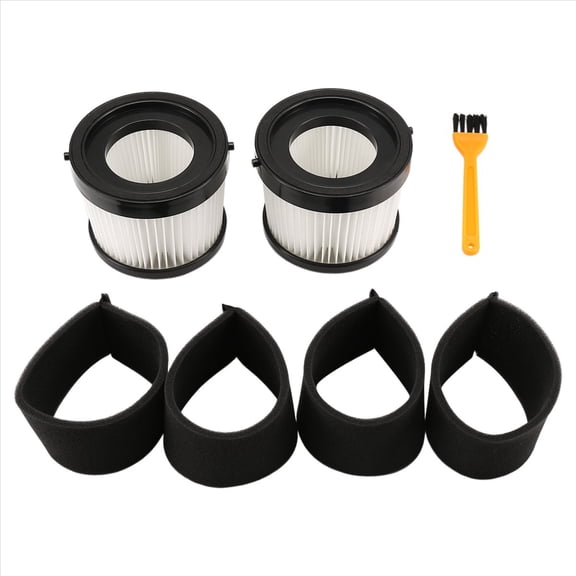 WM25 2Pcs DCV5011H HEPA Filter for DCV501HB Cordless Handheld Vacuum, with 4 Foam Sleeve Filt